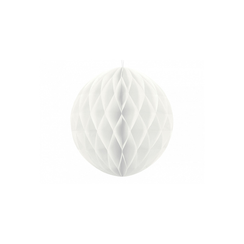 x1 Boule Alvéolée 30cm - Blanche