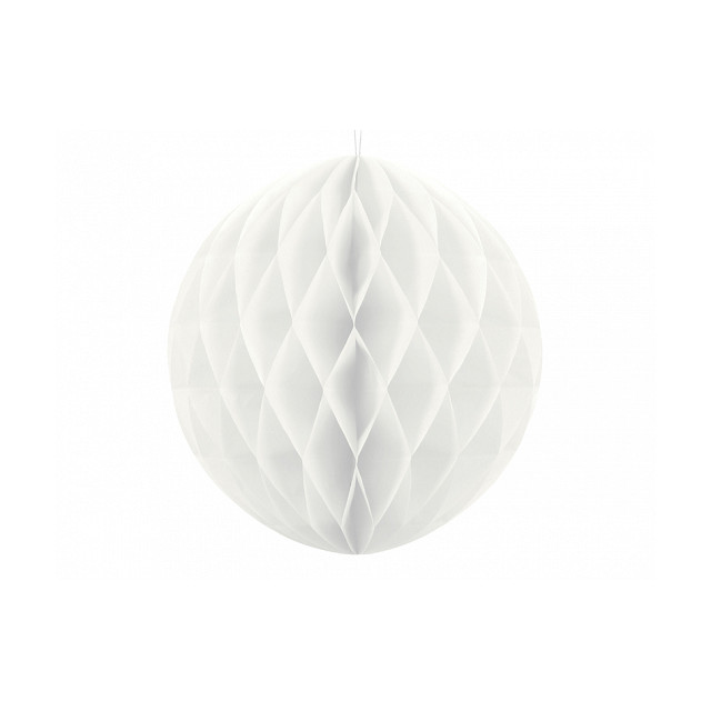 x1 Boule Alvéolée 30cm - Blanche