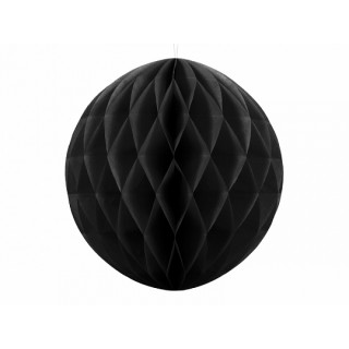 x1 Boule Alvéolée 10cm - Noire