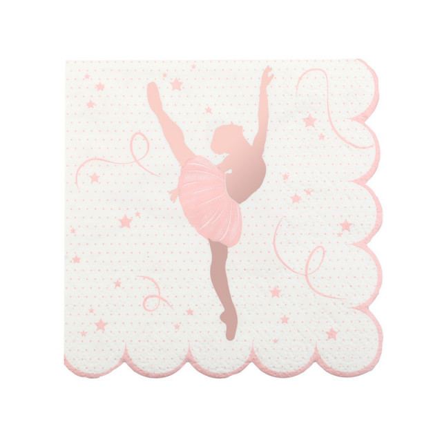 Serviette danseuse ballerine