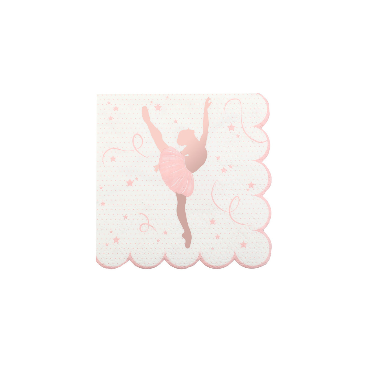 Serviette danseuse ballerine