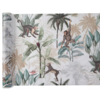 Chemin de table jungle tropical