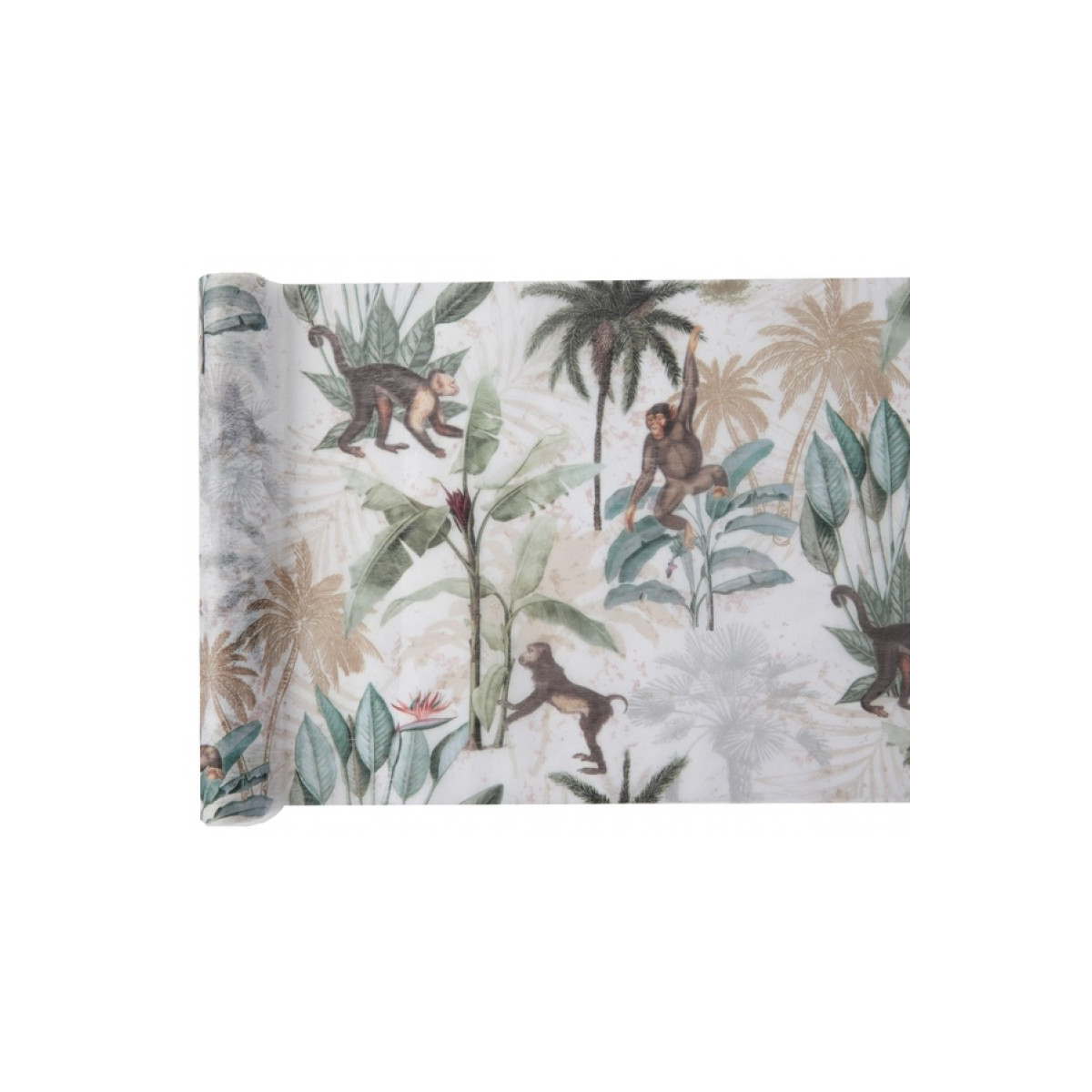 Chemin de table jungle tropical
