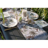 Chemin de table jungle tropical