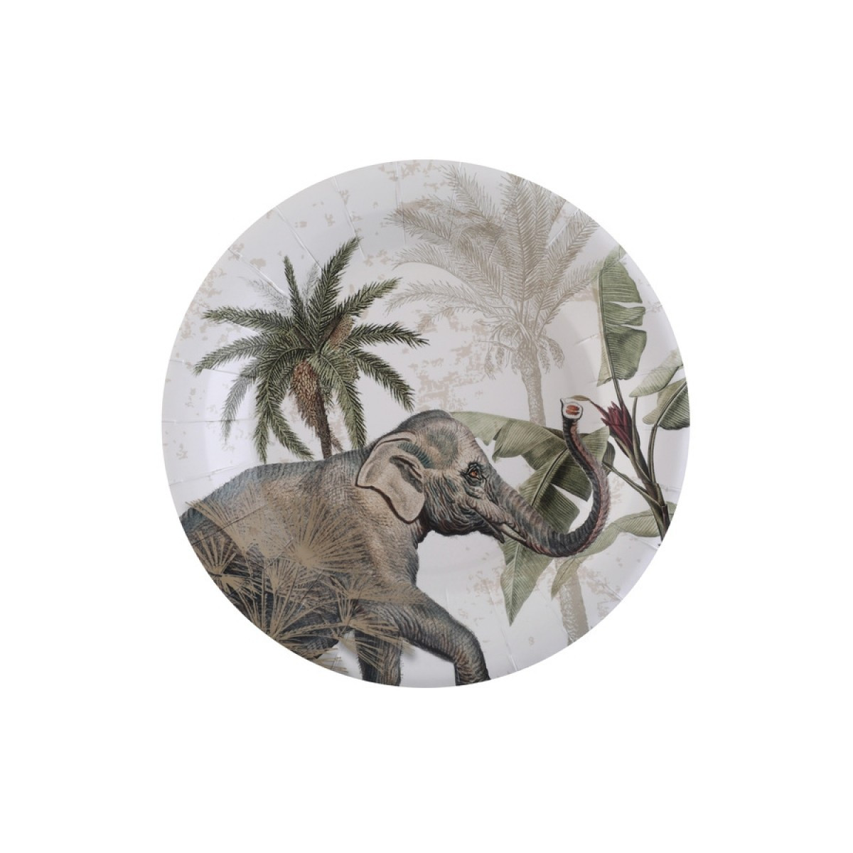 Assiette jungle tropicale
