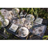 Assiette jungle tropicale