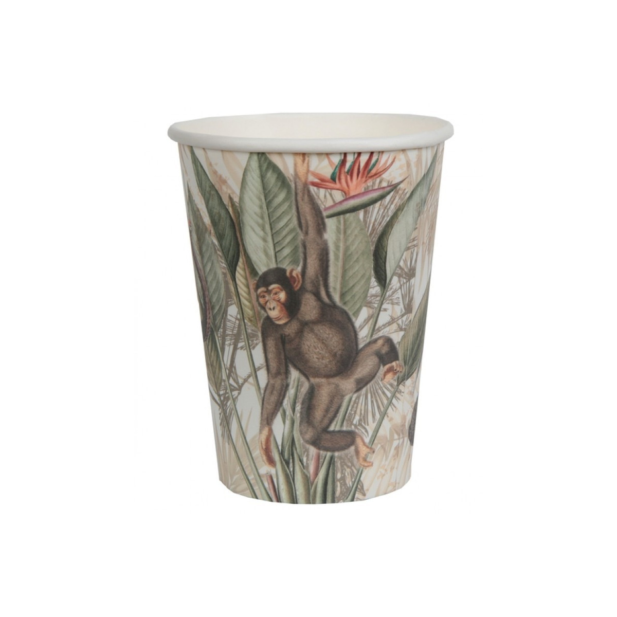 Gobelet jetable jungle tropicale