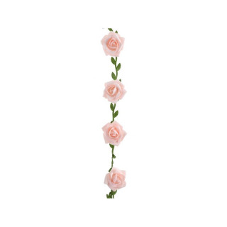 Gobelet rose liseré et pois or x10