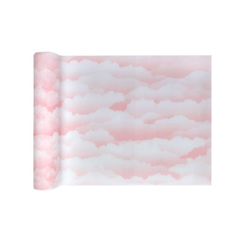 Chemin de table nuage rose