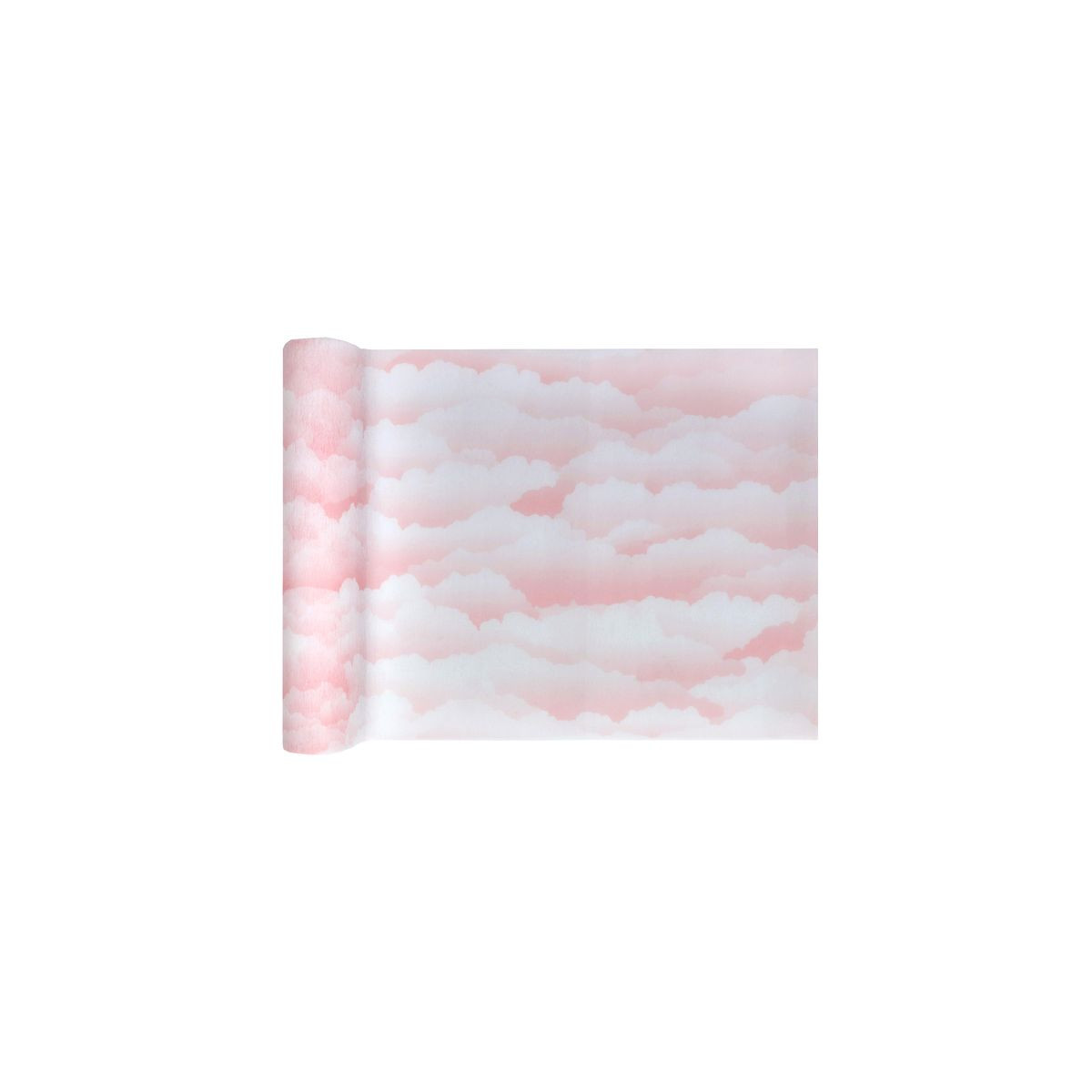 Chemin de table nuage rose