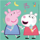 x20 serviettes en papier Peppa Pig