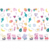 Nappe en plastique Peppa Pig 120x180cm