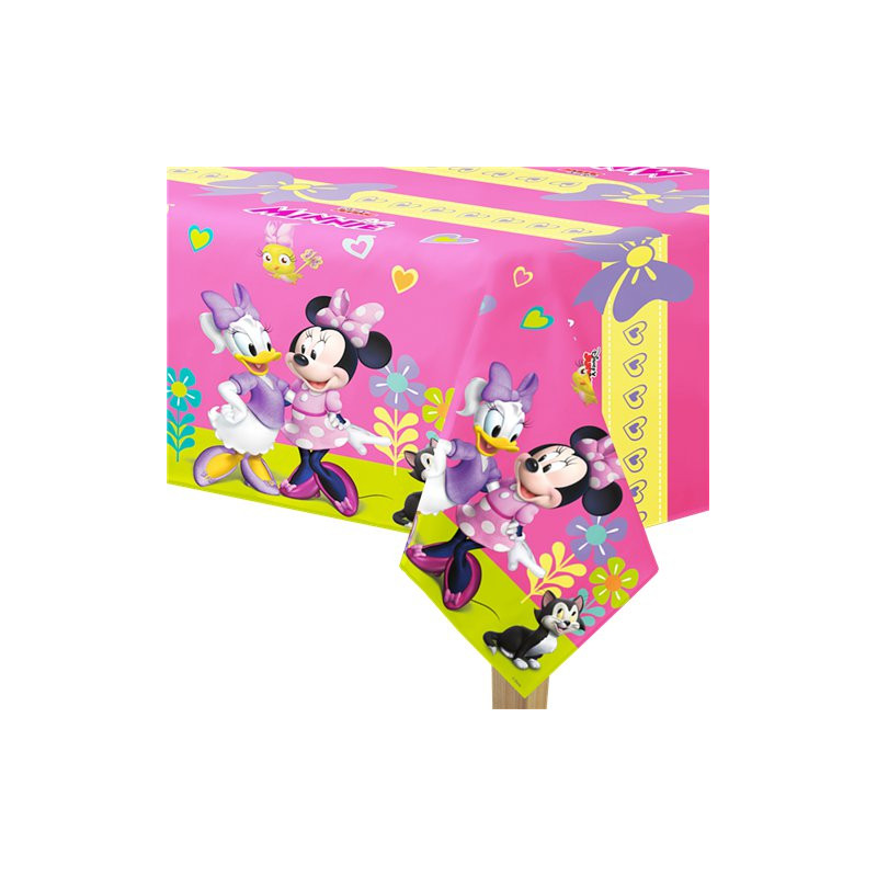 Nappe en plastique Minnie 120x180cm