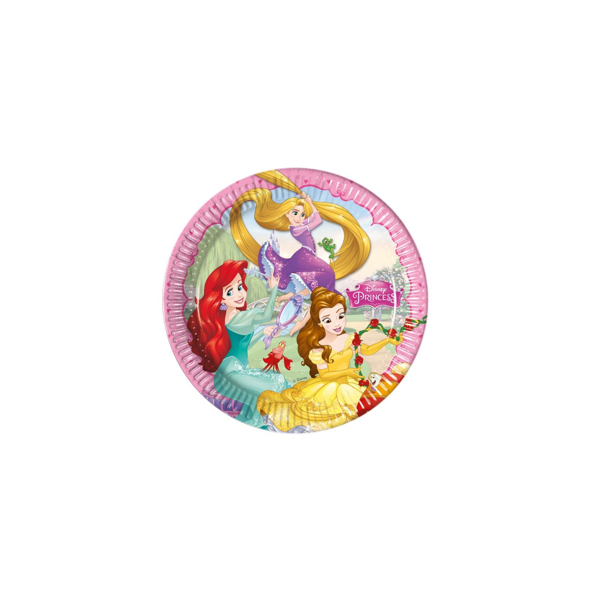 x8 Assiettes Princesses Disney