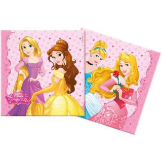 x20 Serviettes Princesses Disney