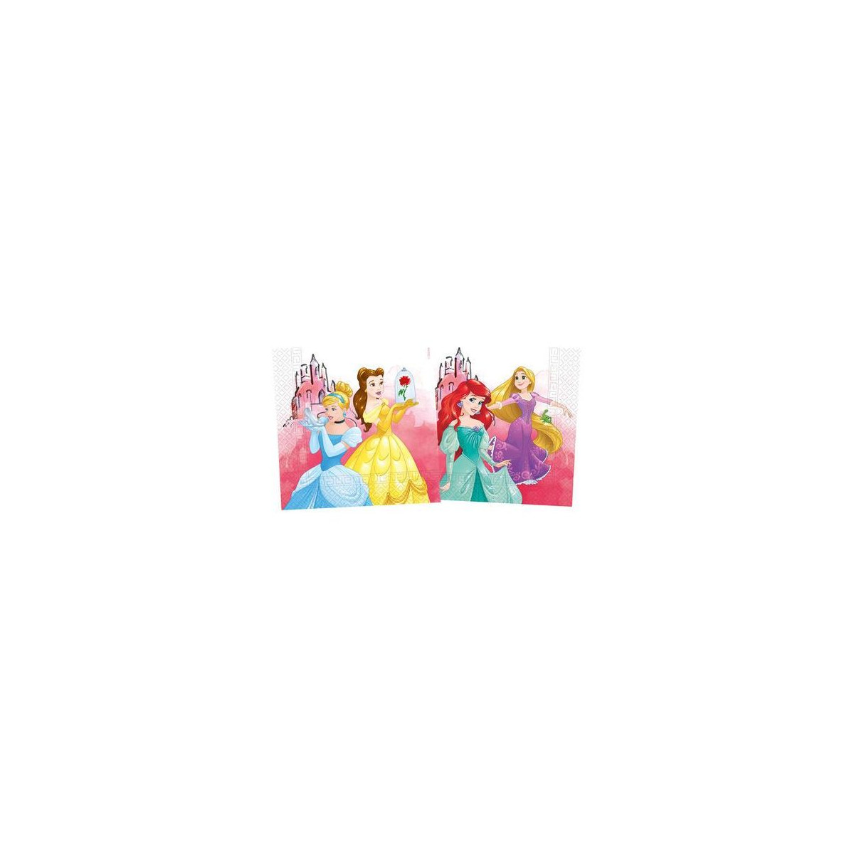 x20 Serviettes Princesses Disney compost