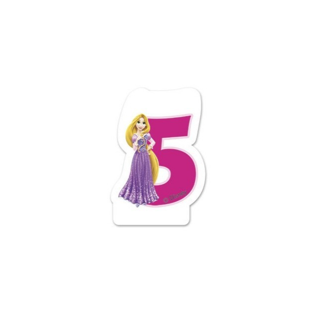 Bougie 5 ans Princesse Disney