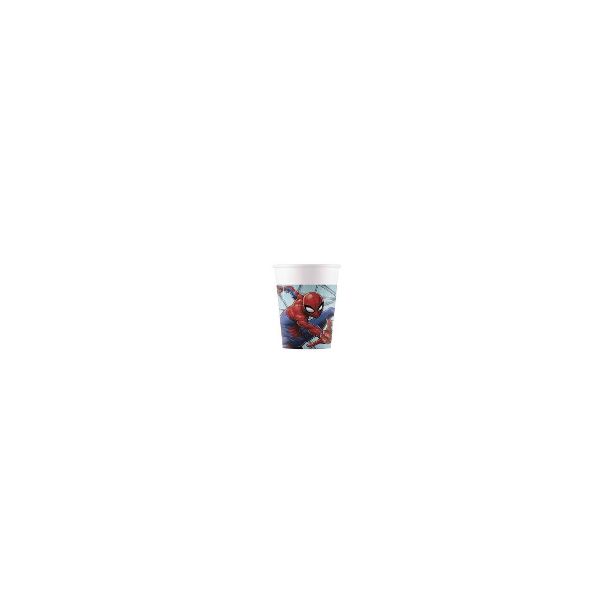 x8 Gobelets en carton Spiderman