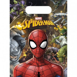 x6 Sac cadeaux Spiderman