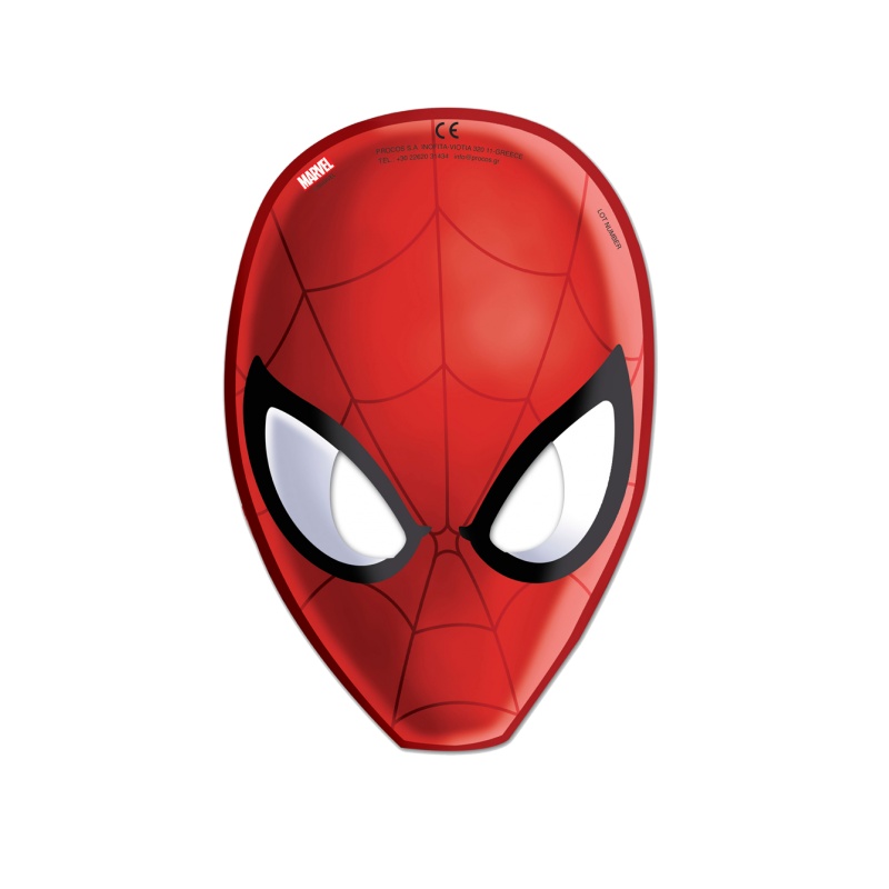x6 Masques Spiderman