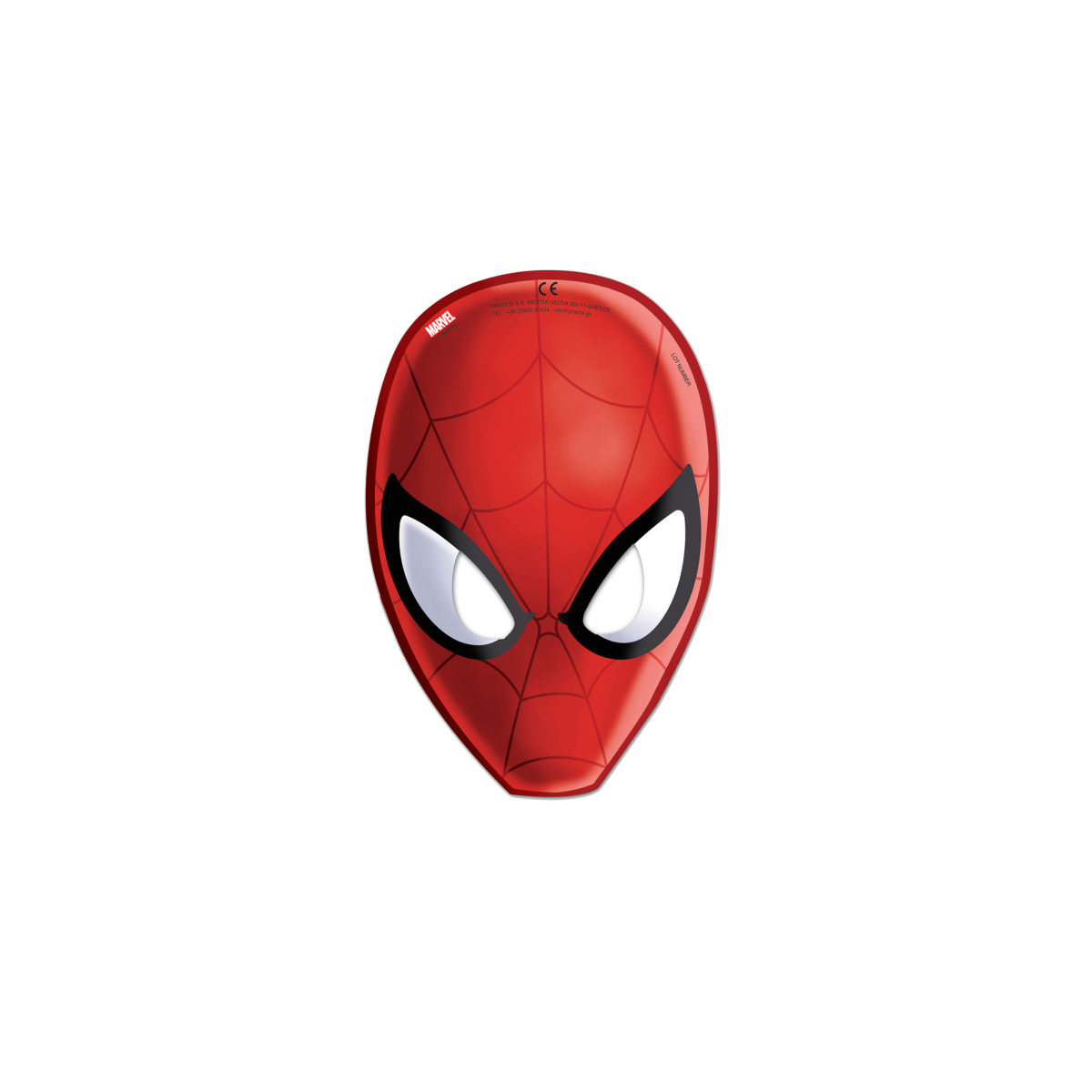 x6 Masques Spiderman