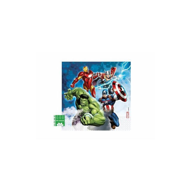 x20 Serviettes Avengers compost