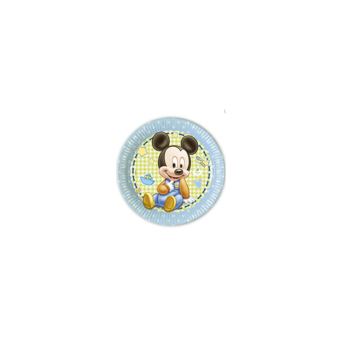 x8 Assiettes Baby Mickey