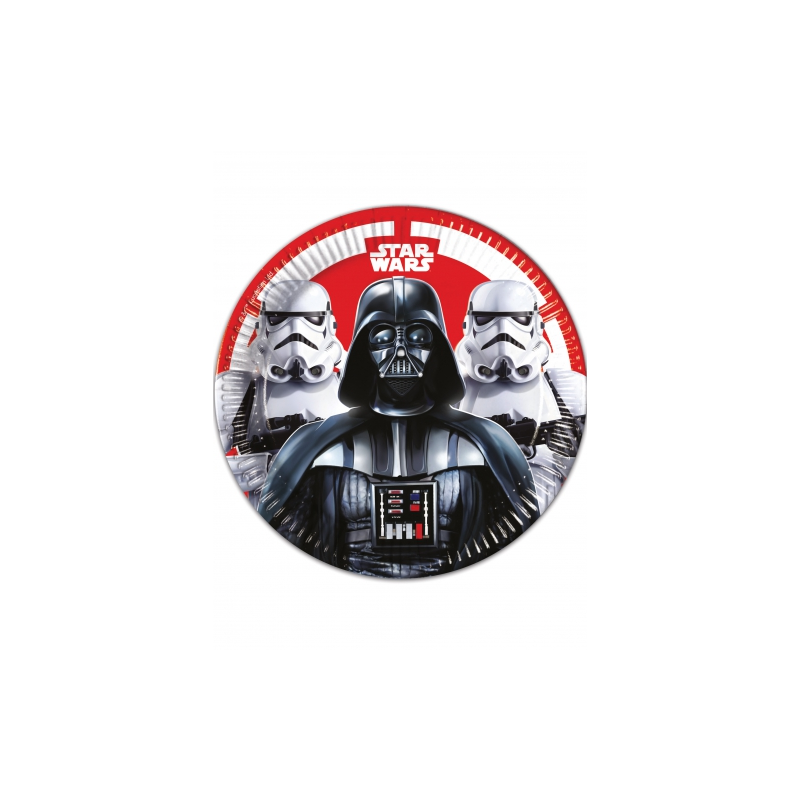 x8 Assiettes Star Wars 23cm