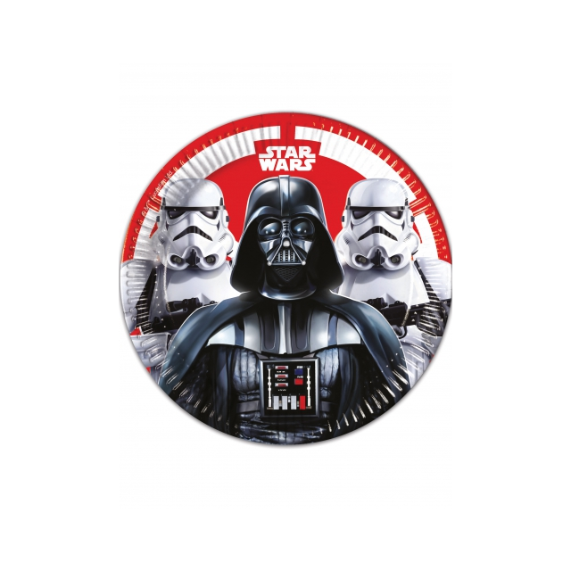 x8 Assiettes Star Wars 23cm