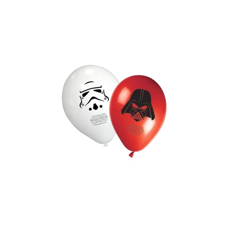 x8 Ballons Star Wars