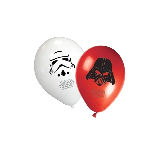x8 Ballons Star Wars