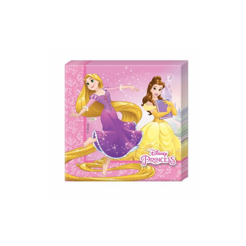 x20 Serviettes Disney Princesse