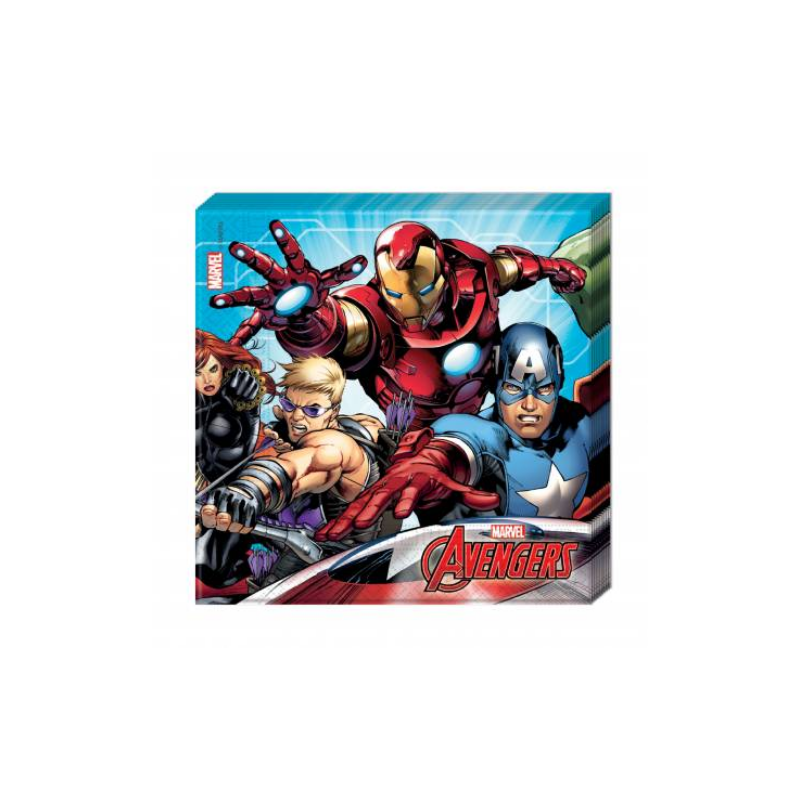 x20 Serviettes Avengers