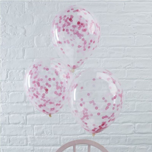 ballons-confettis-roses