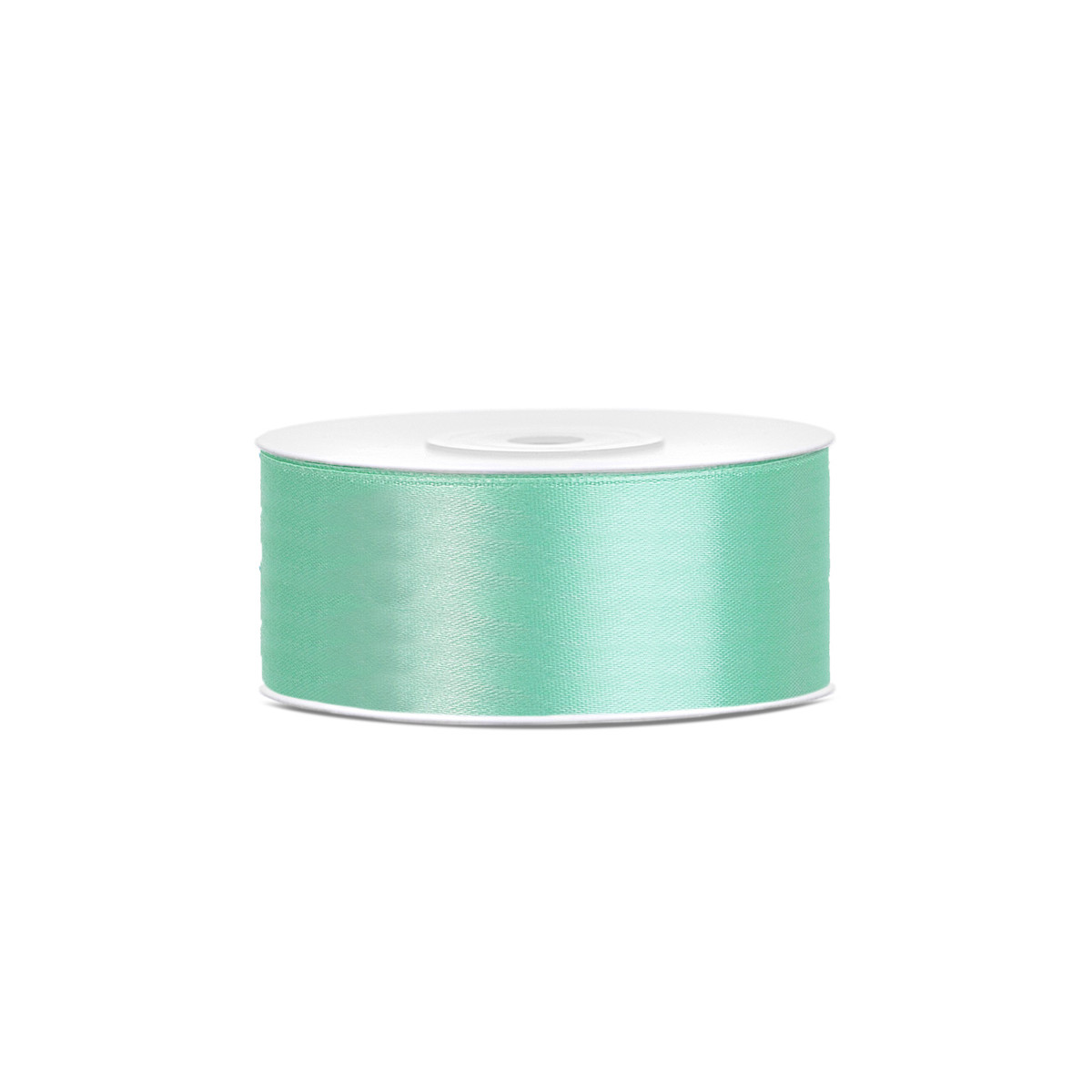 Ruban en satin menthe 25m x 25mm