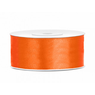 Ruban en satin Orange 25m x 25mm