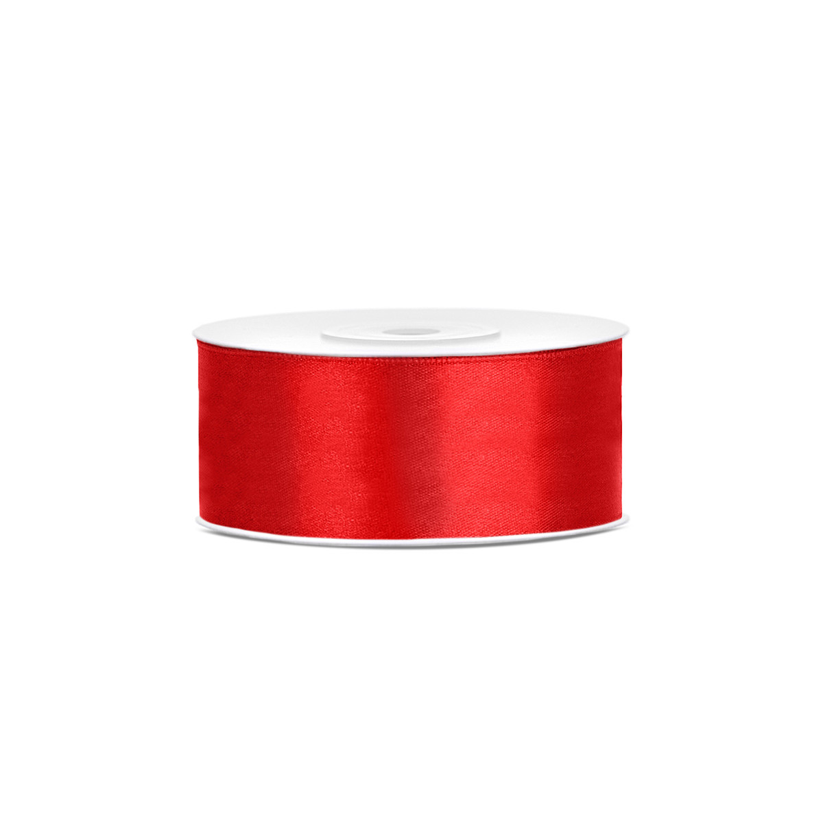 Ruban en satin couleur Rouge 25m x 25mm