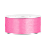 Ruban en satin couleur Rose 25m x 25mm