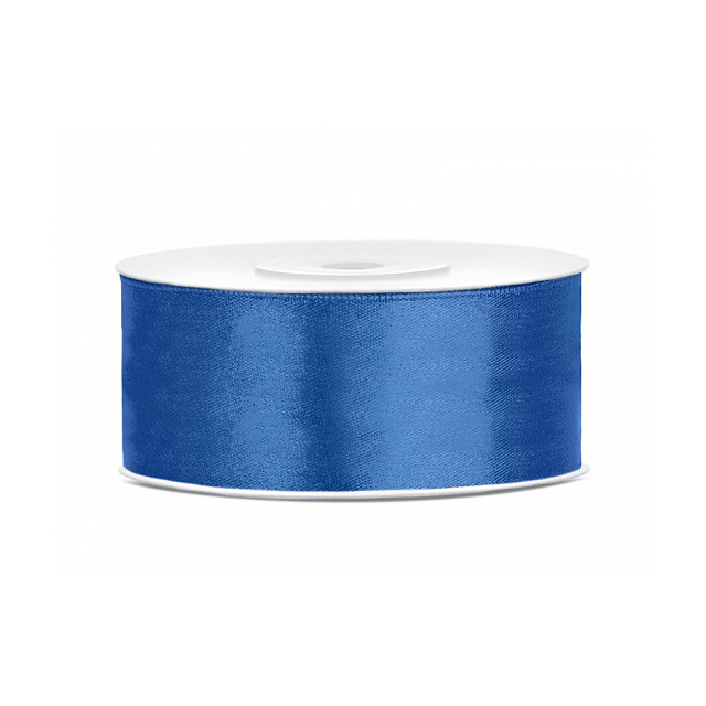 ruban en satin bleu roi 25m x 25mm