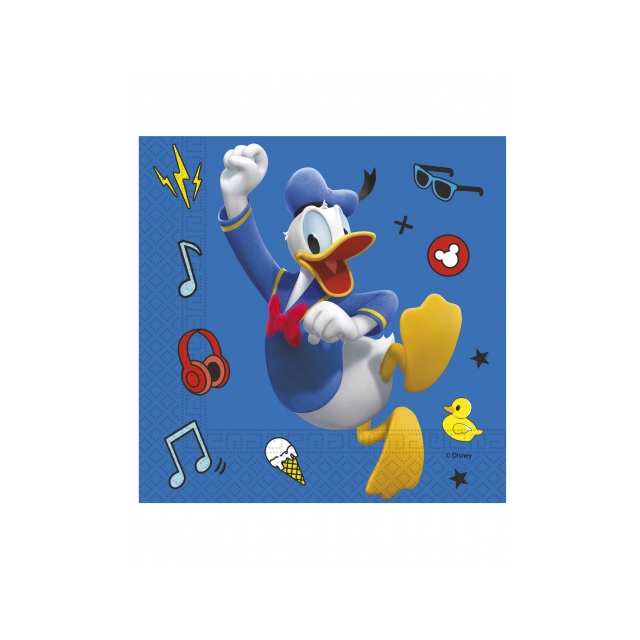 serviettes donald disney x20