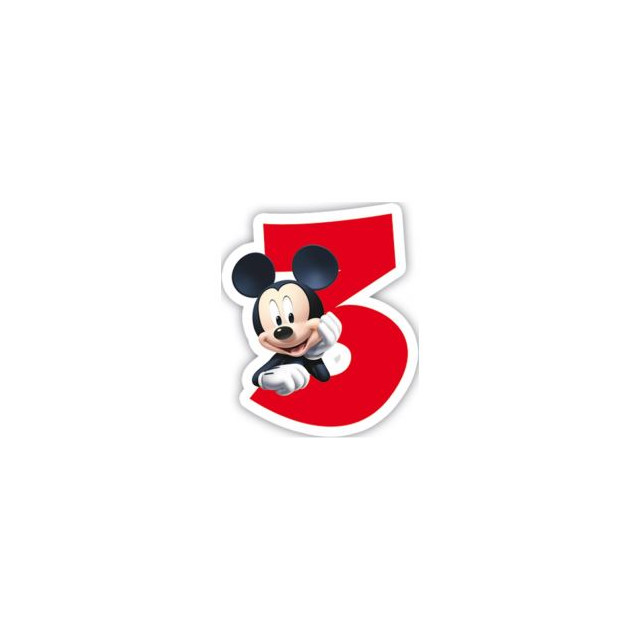 bougie 3 ans mickey