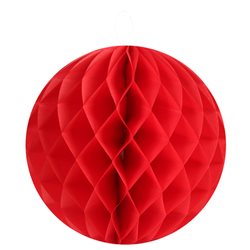 2 Boules Alvéolées 20cm - Rouge