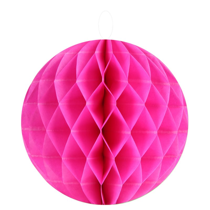 2 Boules Alvéolées 20 cm - Fuchsia