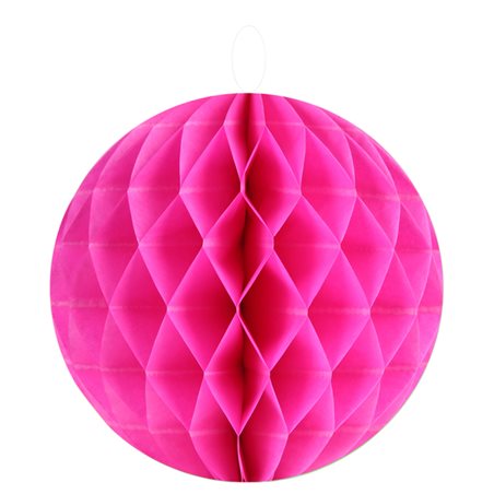 2 Boules Alvéolées 20 cm - Fuchsia