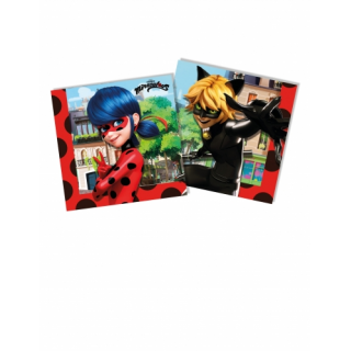 serviettes miraculous ladybug x20