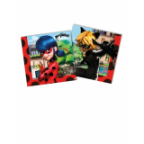 serviettes miraculous ladybug x20