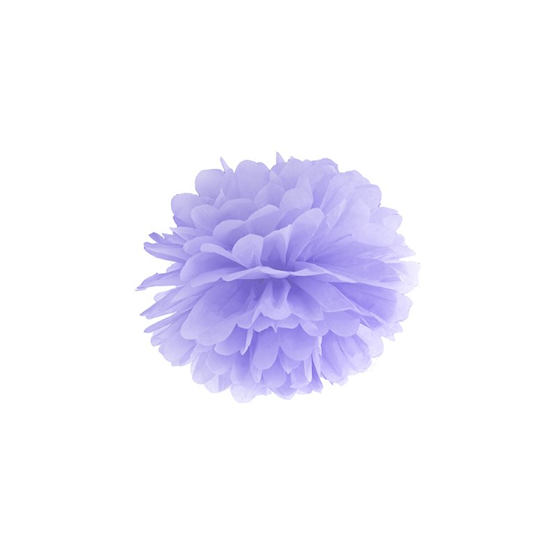 Pompon Papier 25 cm - Lila