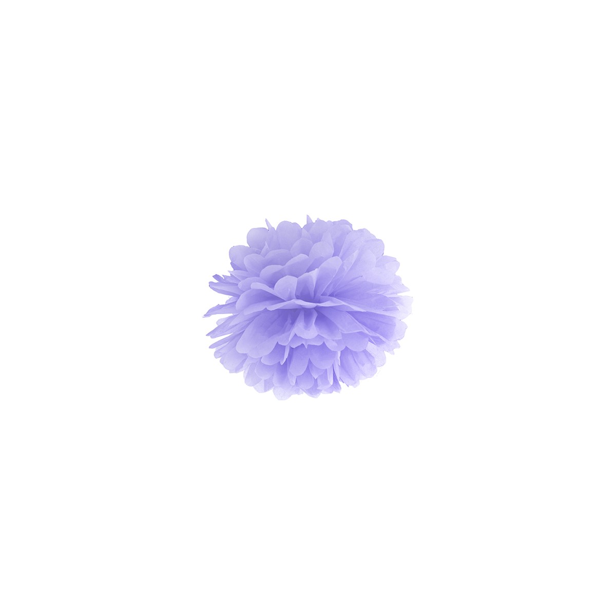 Pompon Papier 25 cm - Lila