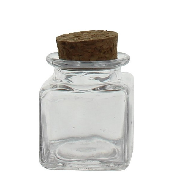 Pot en verre avec bouchon personnalisable