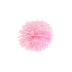 Pompon papier 25 cm - Rose